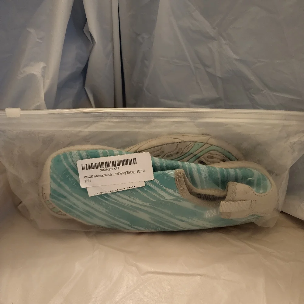 AMAWEI Little Kids Water Shoes Quick Dry Swim Beach Sz 1.5 (33)